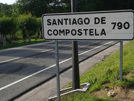 Santiago de Compostela, tábla, El Camino